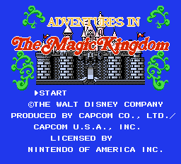 Adventures in the Magic Kingdom screenshot 3 for NES